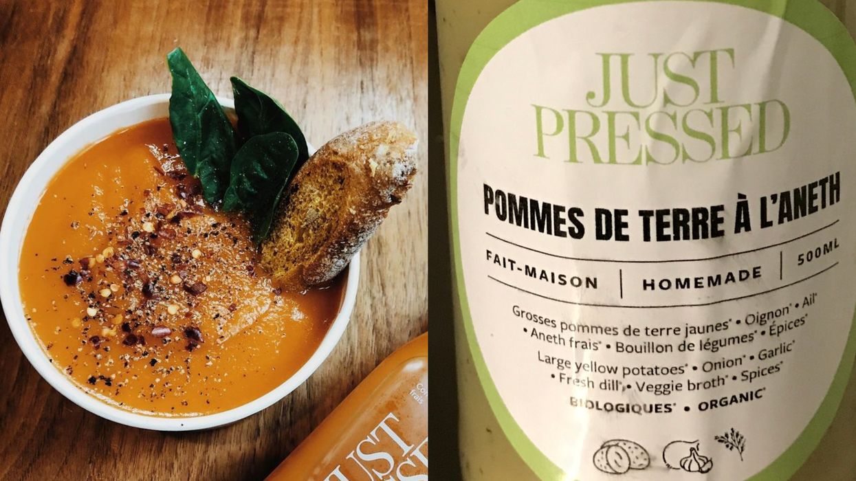 Two Kinds Of 'Just Pressed' Soups Have Been Recalled In Quebec