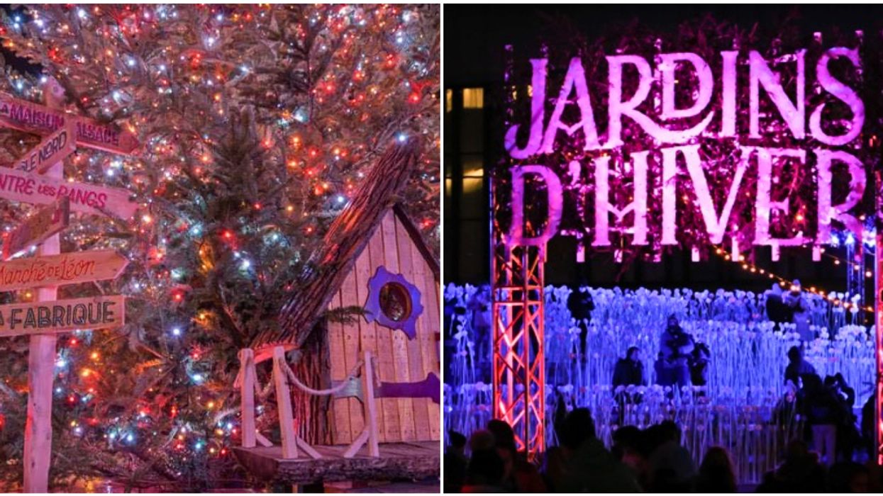 A Magical Winter Garden Just Opened In MTL & It's The Most Festive Spot In Town (PHOTOS)