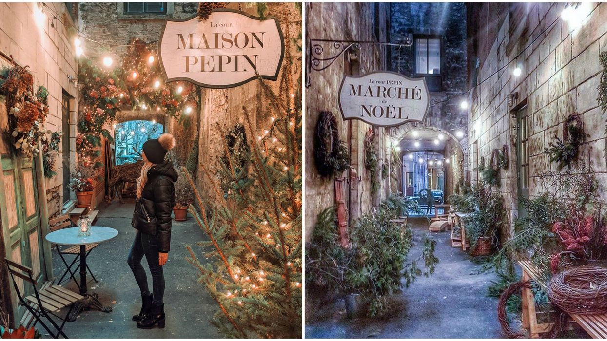 Old Montreal's Christmas Market Alley Is Now Open & It's The Most Magical Spot In The City