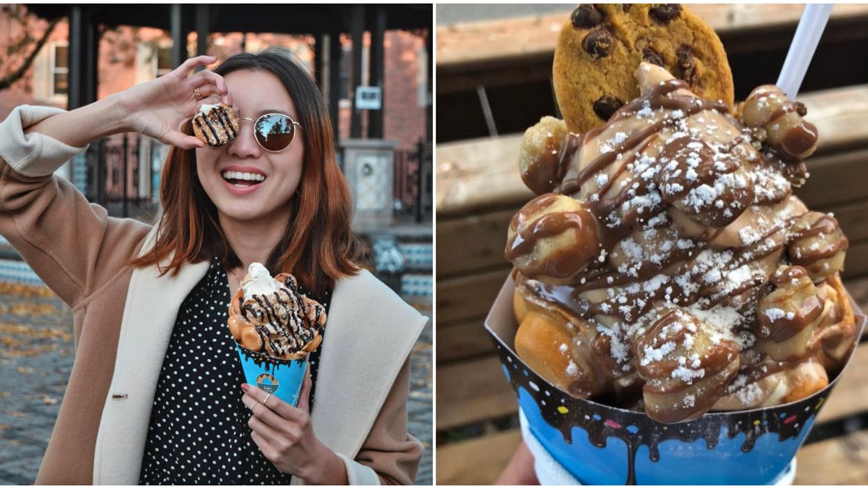 This Montreal Spot Makes Mouth-Watering Waffles Stuffed With Ice Cream & Cookie Dough