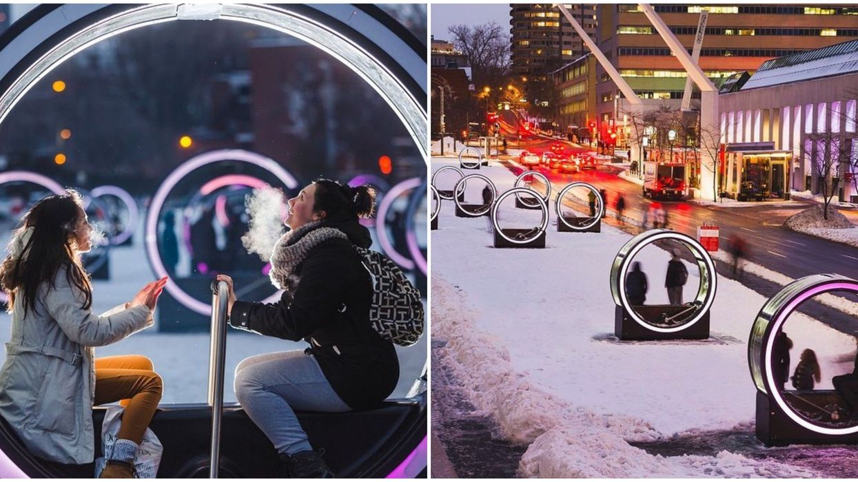 Place Des Festivals Will Be Filled With Giant Human-Powered Music Boxes Shaped Like Loops