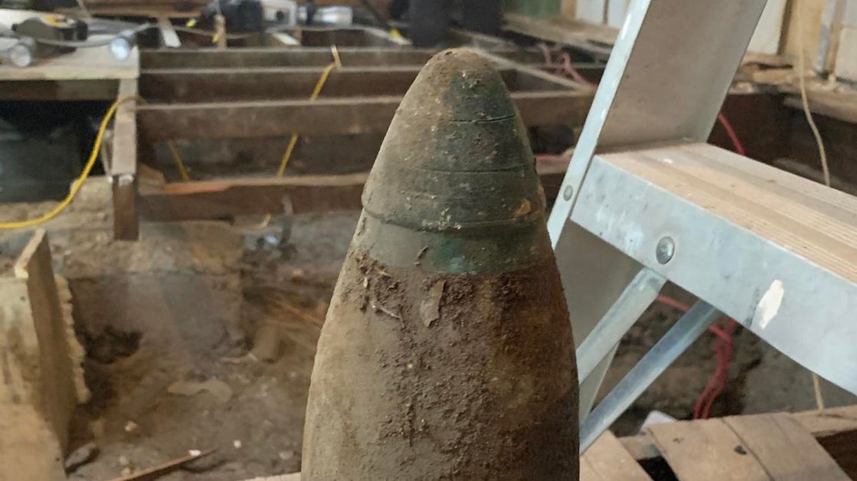 A Montrealer Says He Found An Undetonated Artillery Shell While Renovating His House