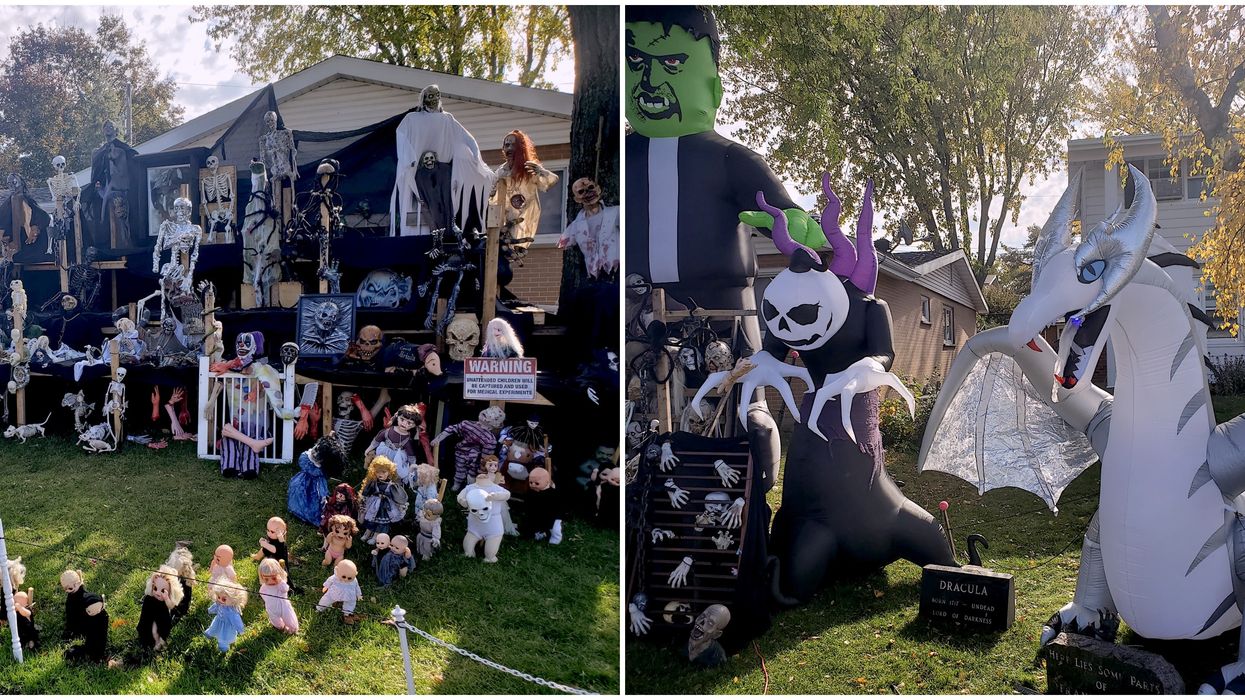 This West Islander's Halloween Display Is An IRL 'Where's Waldo?' For A Good Cause