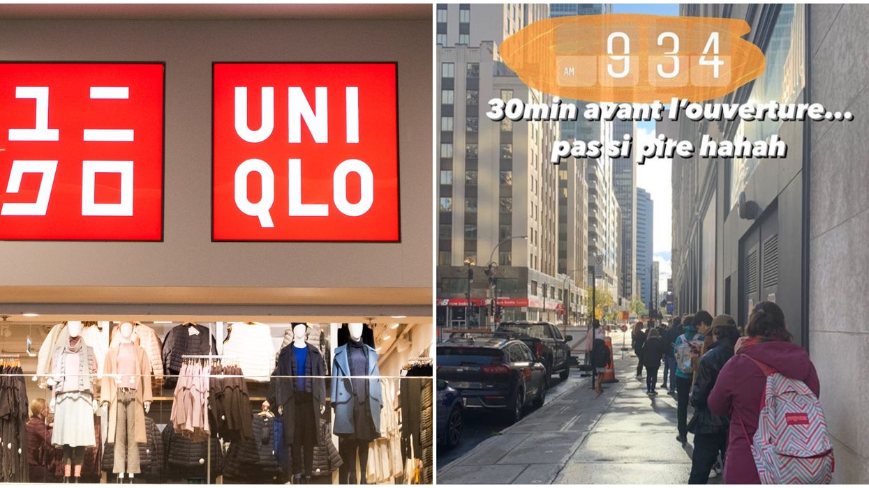 UNIQLO Opened In Montreal On Friday & Some People Are Waiting Hours To Get In