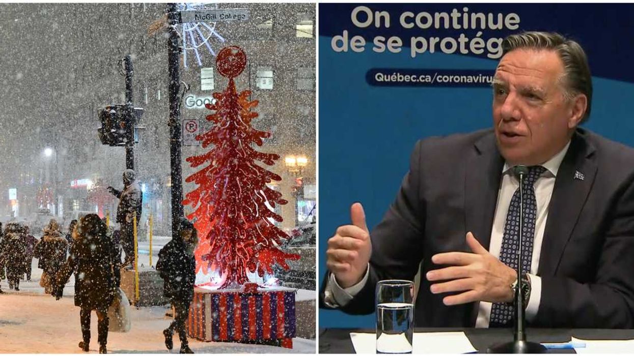 François Legault Just Told Quebecers To 'Forget About Big Christmas Parties'