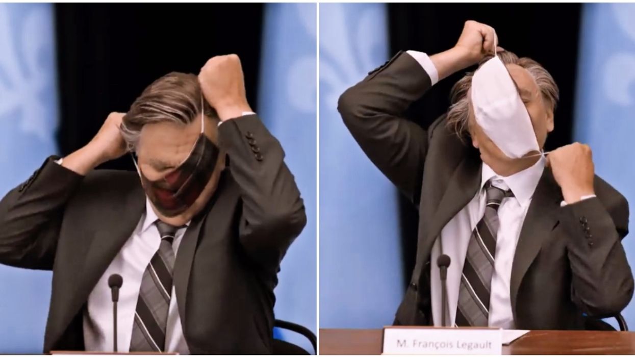 François Legault Shared A HILARIOUS Parody Made About His Press Conferences (VIDEO)