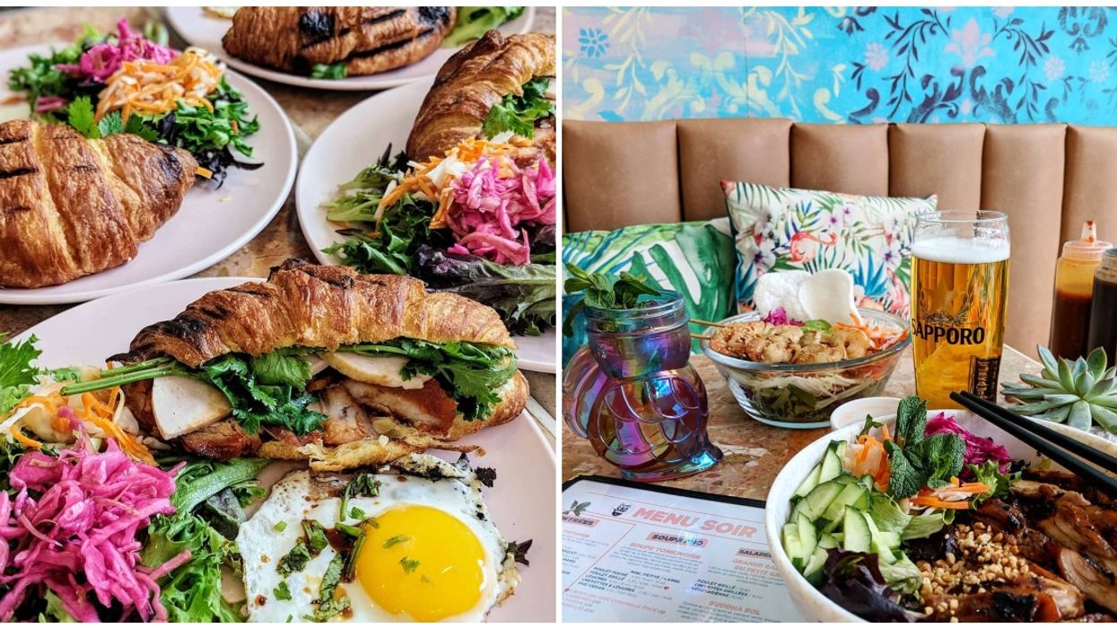 There's A Colourful Restaurant In Old Montreal Where You Can Pretend Summer Lasts Forever