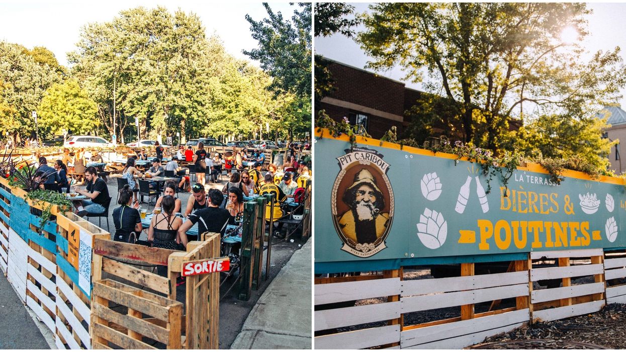 Montreal Has An All-New Beer & Poutine Terrasse Right Next To Parc La Fontaine