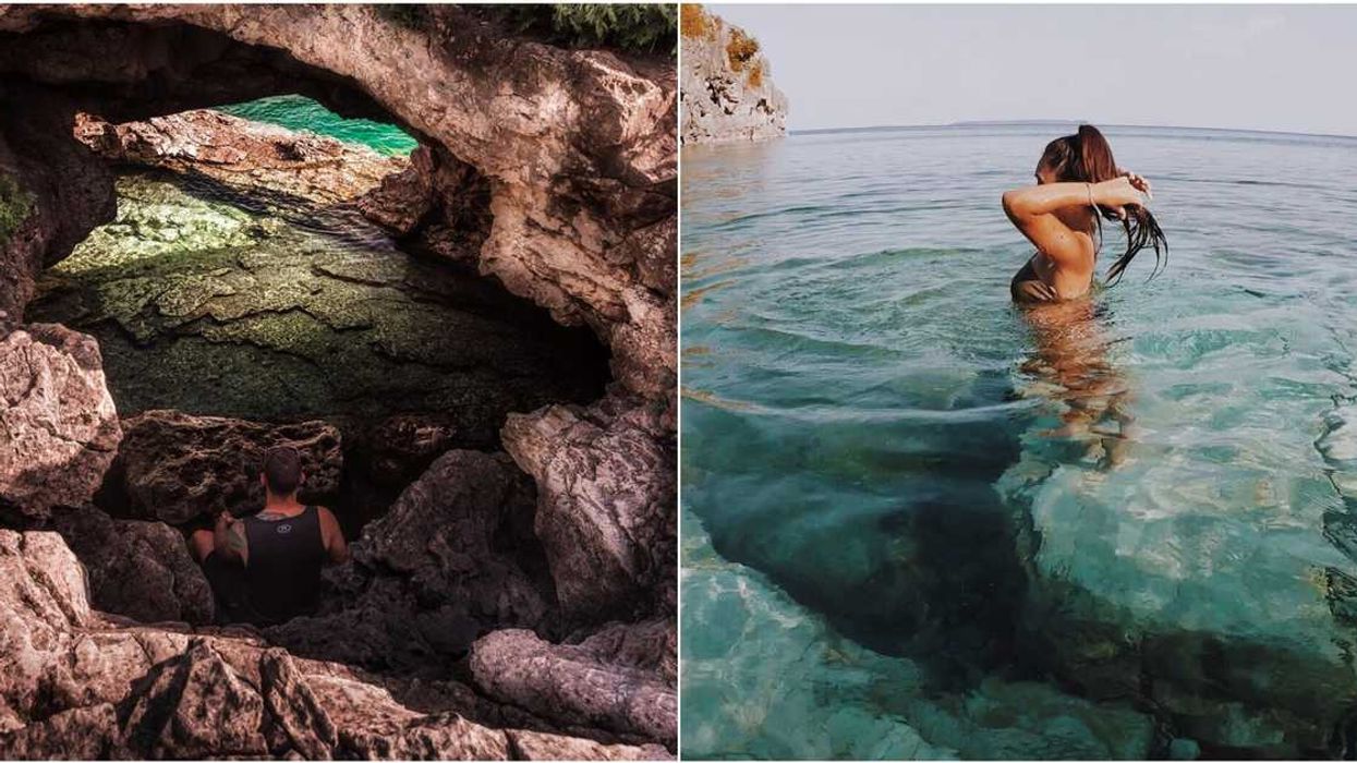This Cave With Crystal Clear Waters In Ontario Is Totally Worth The Drive From Montreal