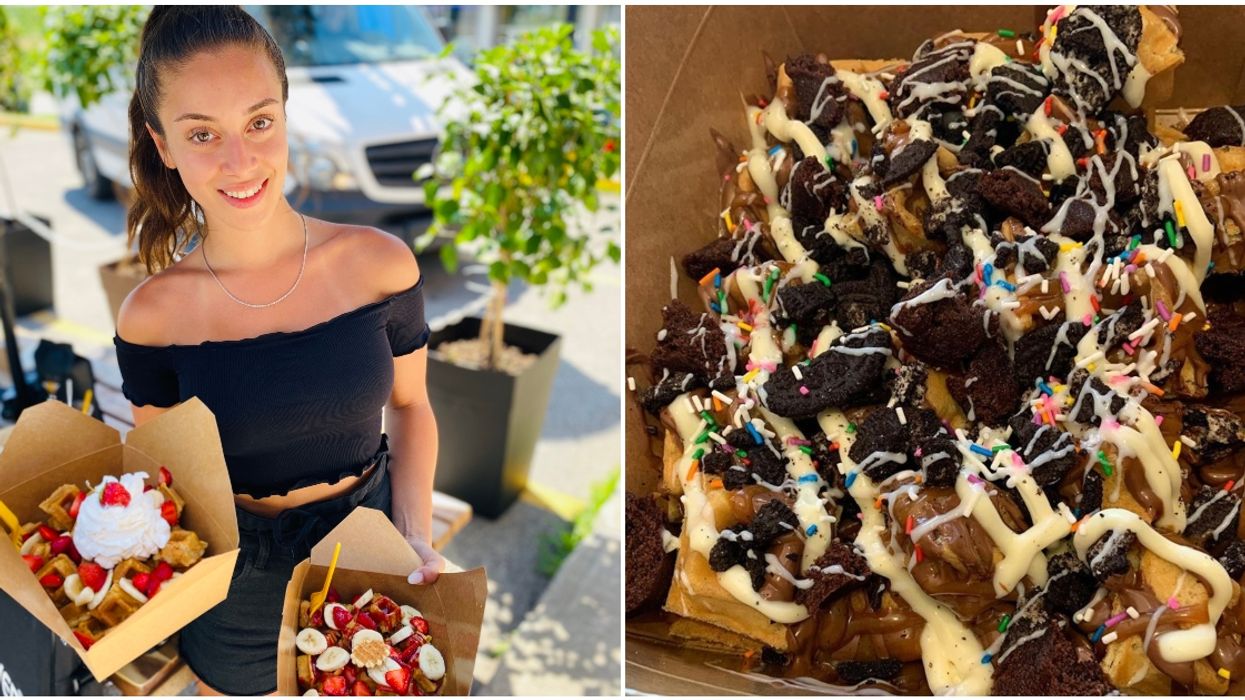 This Spot Just Outside Montreal Serves The Wildest Waffles You've Ever Seen (PHOTOS)
