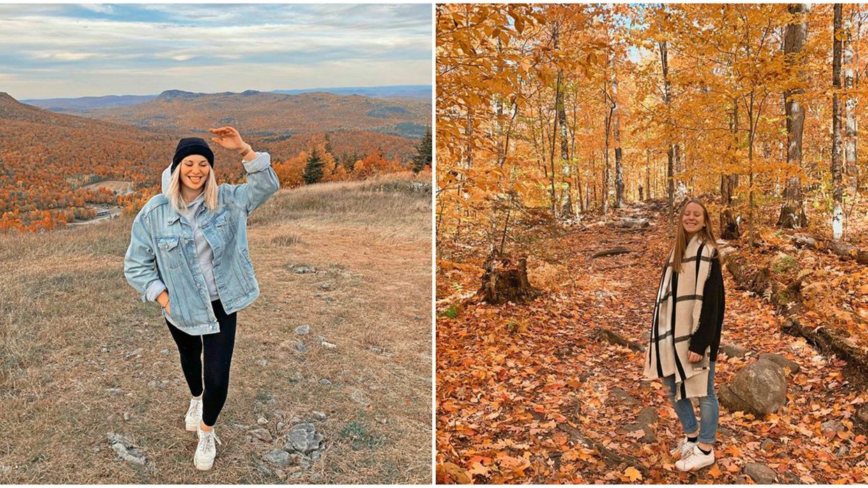 The Fall View From The Top Of This Quebec Mountain Is Like A Sea Of Fire (PHOTOS)