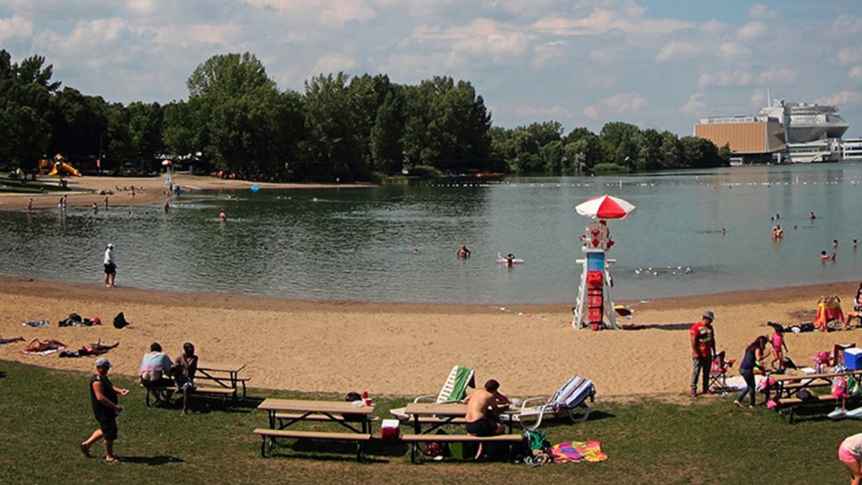 The Beach At Parc Jean-Drapeau Is Closed Due To A Water Quality Problem