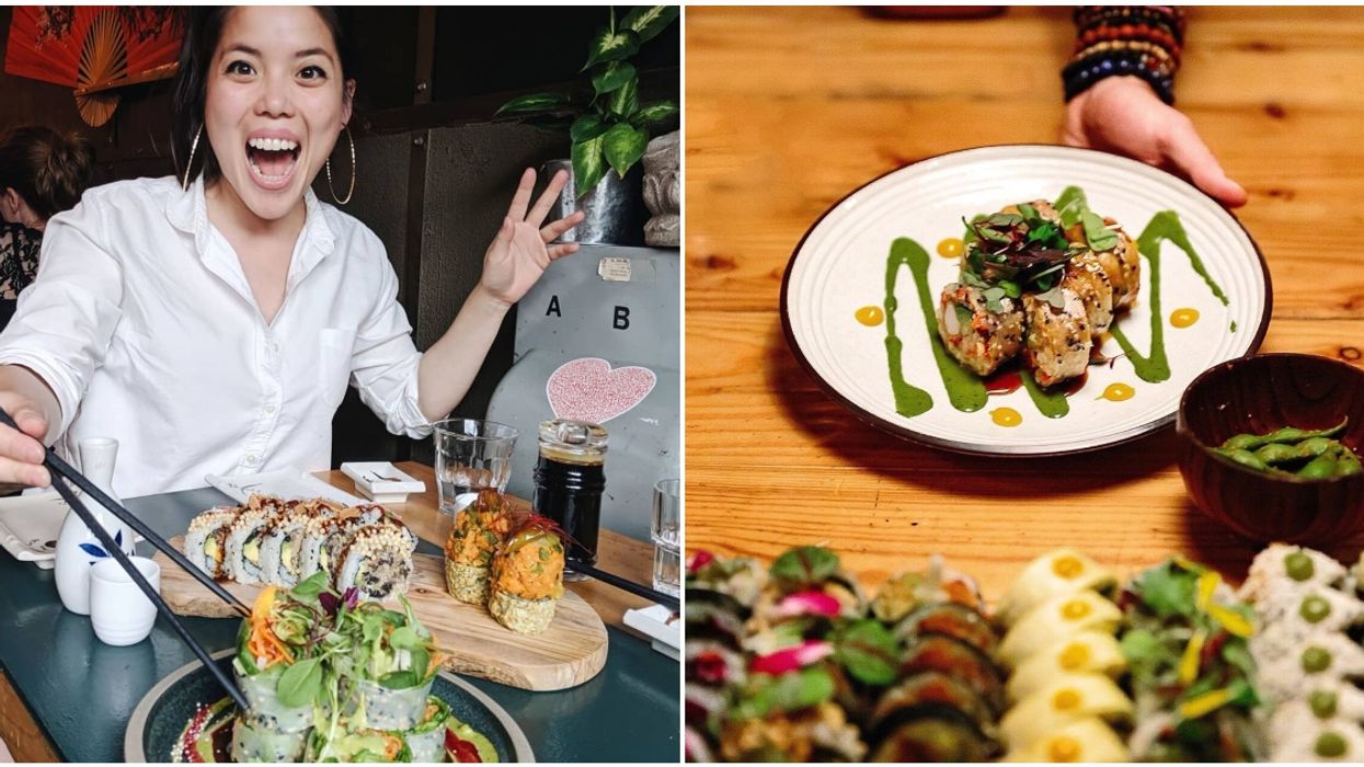 This Montreal Spot Serves Sushi Plates So Tasty You Won't Believe It's All Vegan