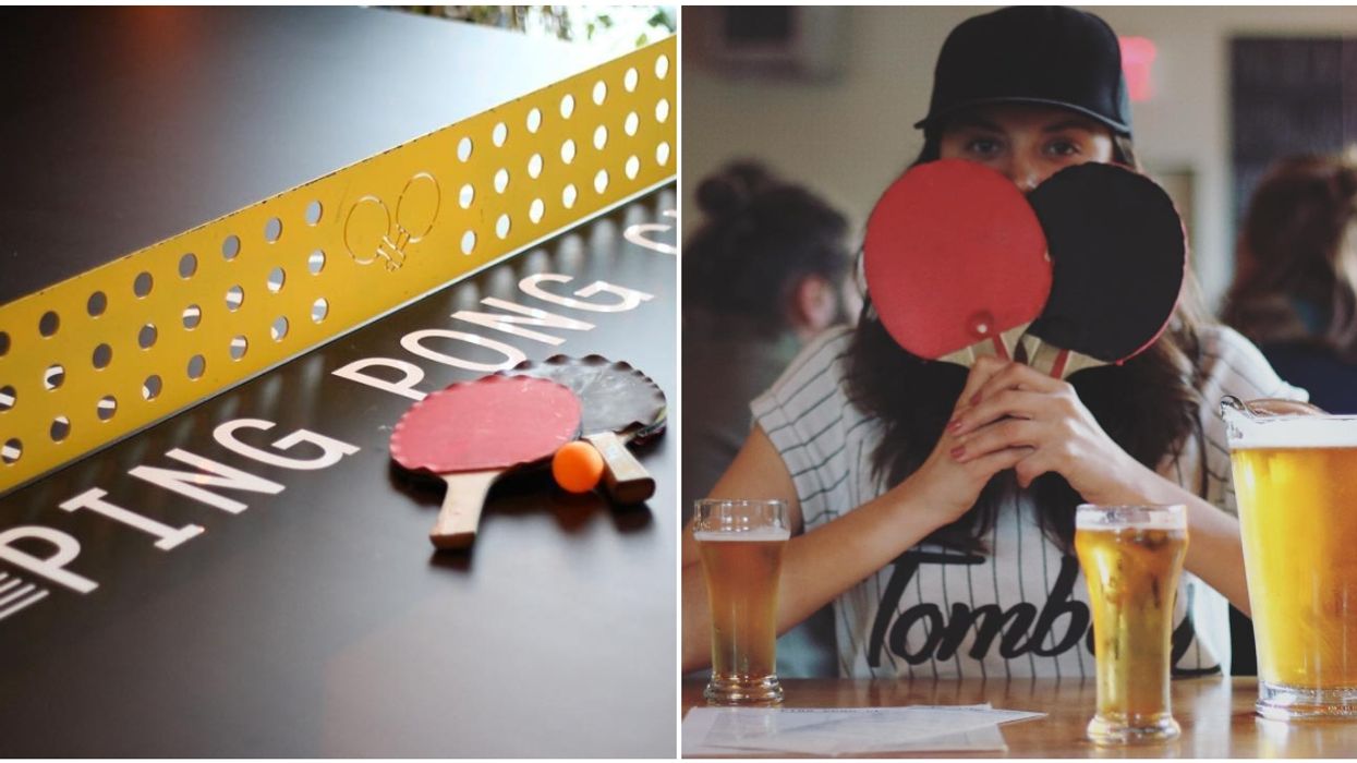 You Can Get Tipsy While Playing Ping Pong At This Bar In Montreal's Mile End