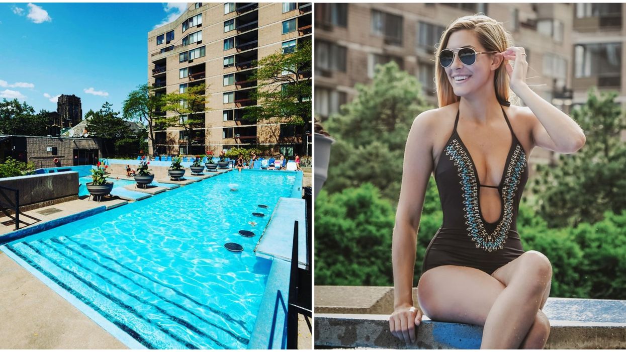 This Rooftop Pool In Montreal Will Make You Feel Like You're On A Resort In Cuba