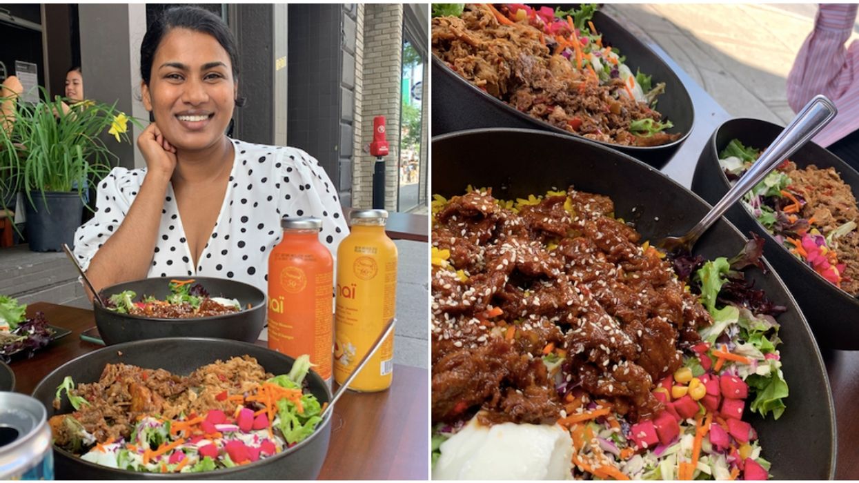 This Montreal Spot Serves The Most Colourful Plates Of Vegan Shawarma & Shish Taouk