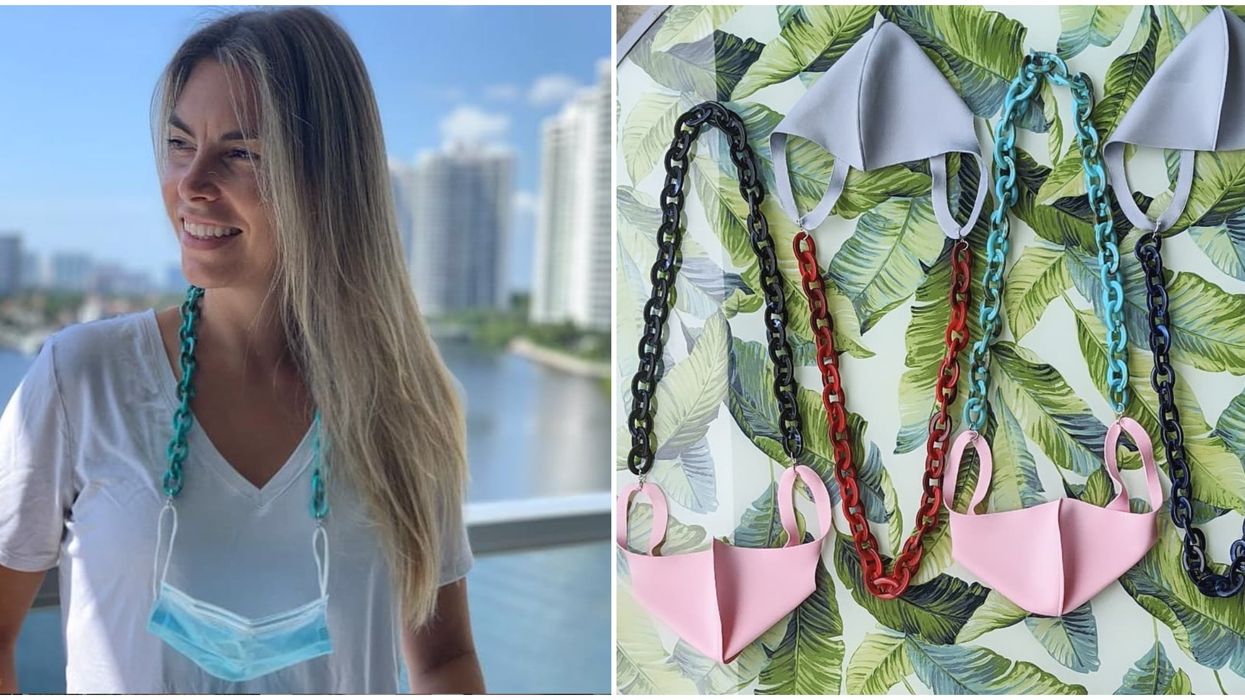 A Montrealer Is Making Funky Face Mask Chains To Make Sure You Still Look Badass