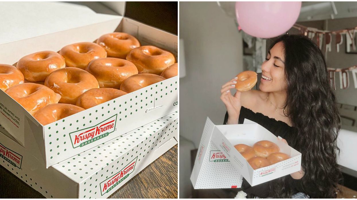 Krispy Kreme Will Give You A Second Dozen Donuts For Free One Day Only This Week