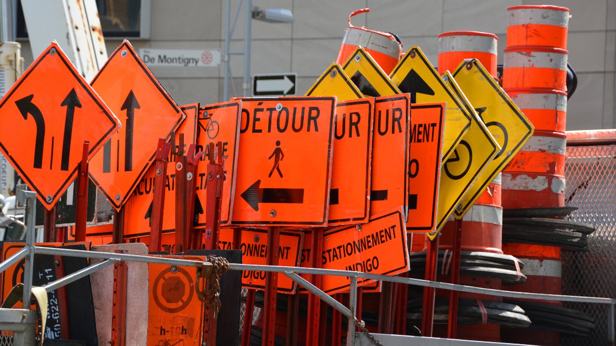 Montreal's Summer Road Construction Plan Is Out & Get Ready For Closures, Noise & Dust
