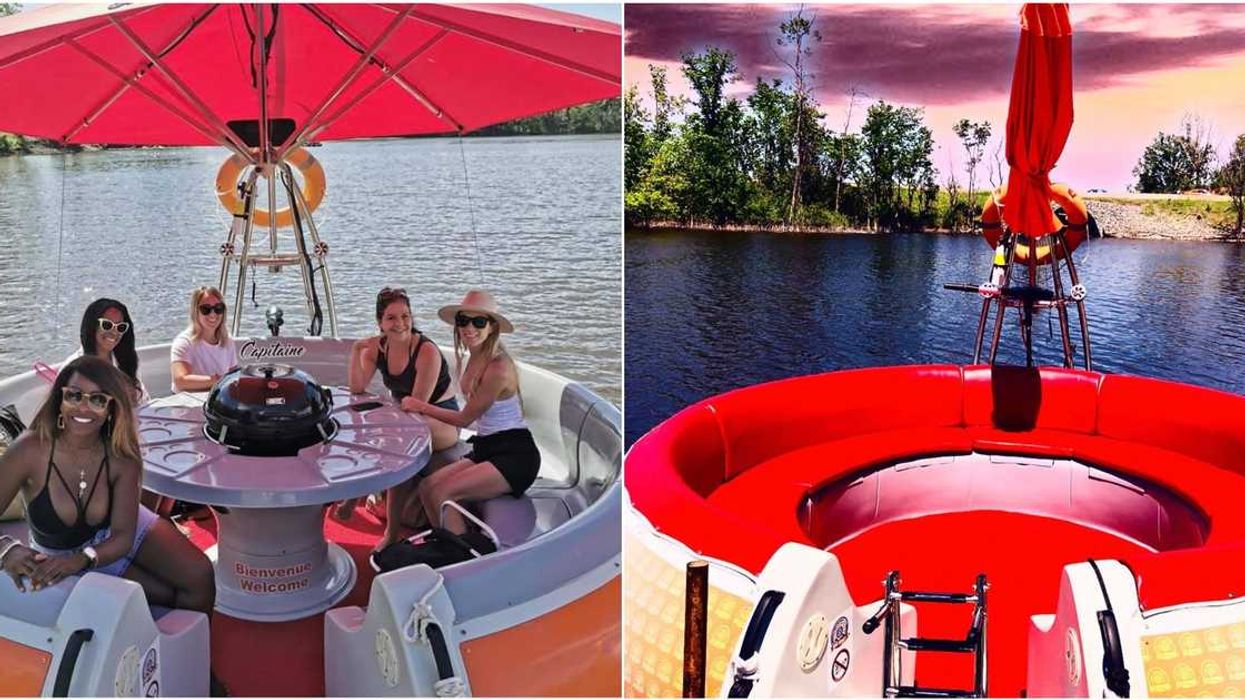 You Can Rent Floating 'Party Donuts' With Built-In BBQs In Laval This Summer