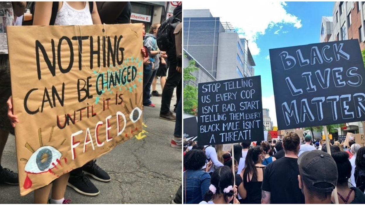 Powerful Posters That Show What Montreal's Anti-Racism Protest Was All About (PHOTOS)