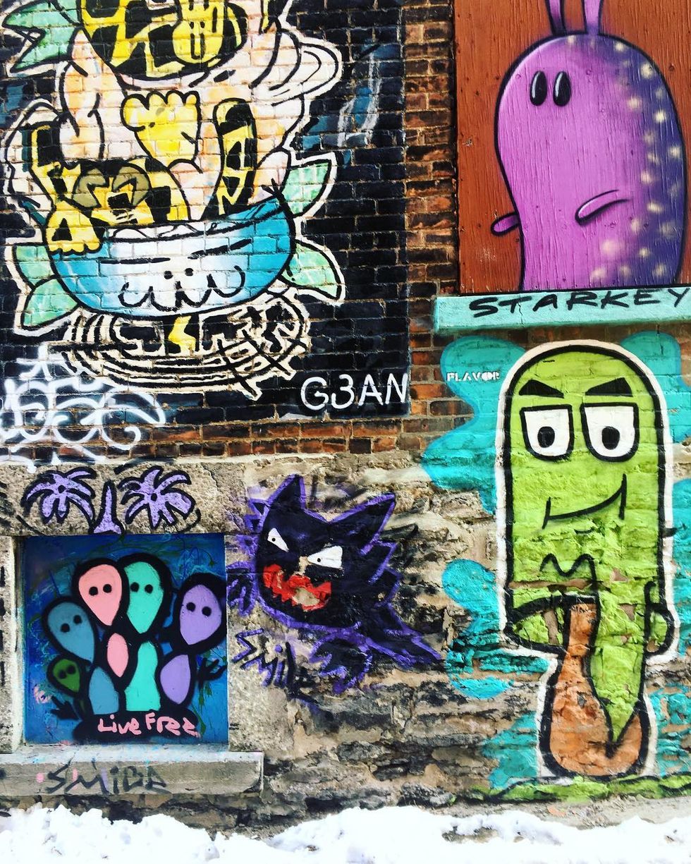 You Can Tag And Paint On All These Legal Graffiti Walls In Montreal