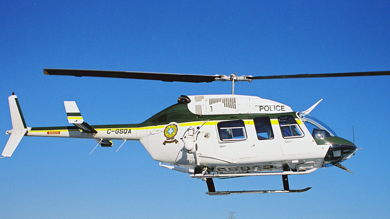 Montreal Police Borrowed An SQ Helicopter & Patrolled Montreal Hot Spots Friday Night