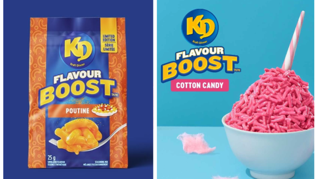 You Can Now Get Poutine, Cotton Candy & 4 Other WTF Flavours Of Kraft Dinner In Montreal