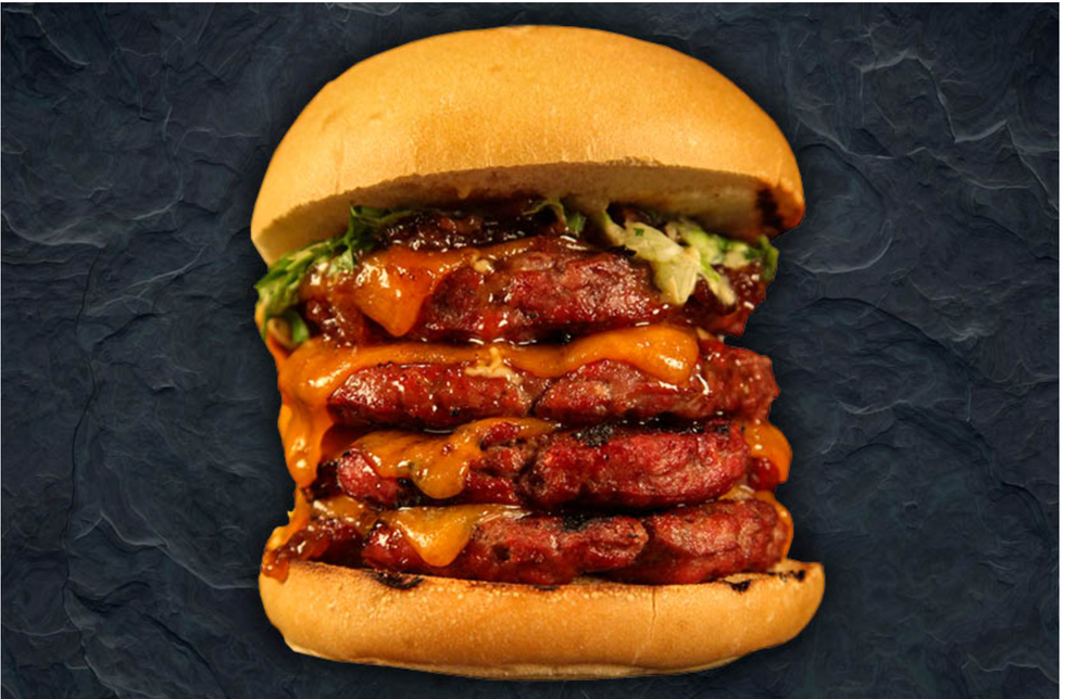 The Quadruple Smoked Stack Burger MTL Blog