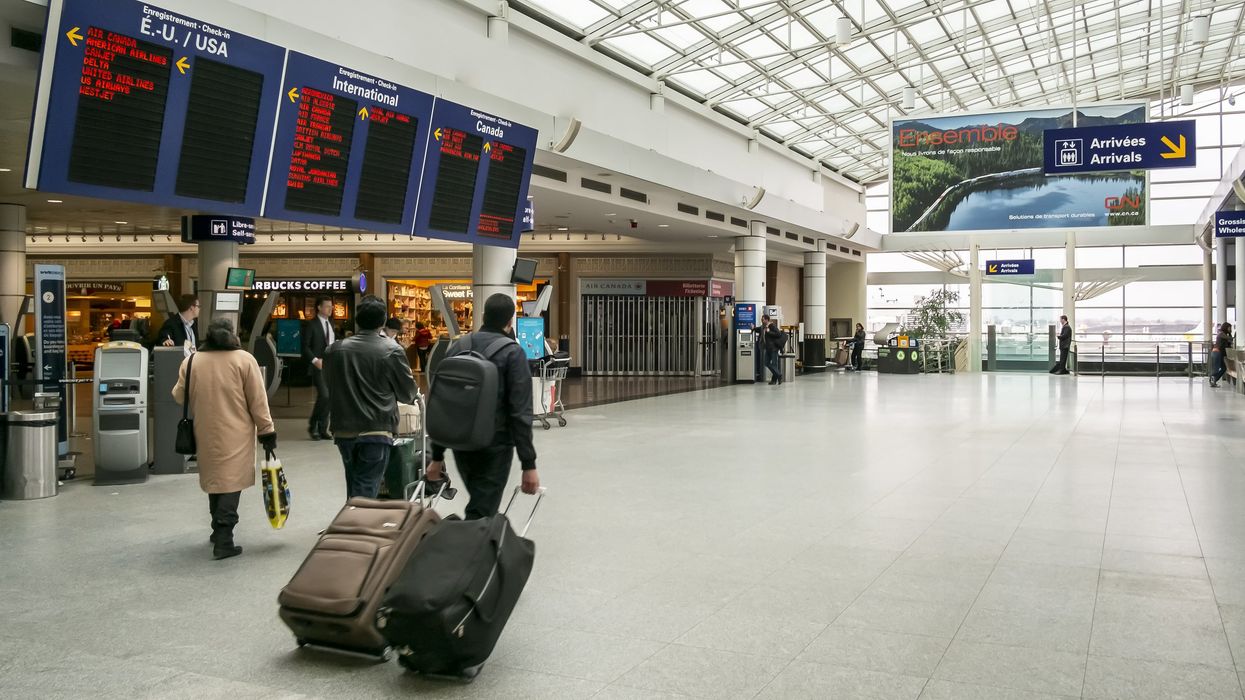 Inside Montreal–Trudeau International Airport.