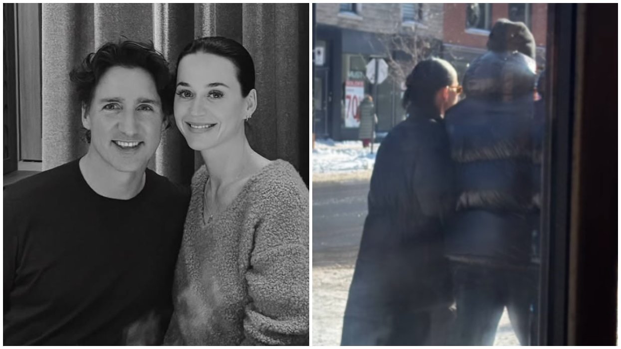 Justin Trudeau and Katy Perry.