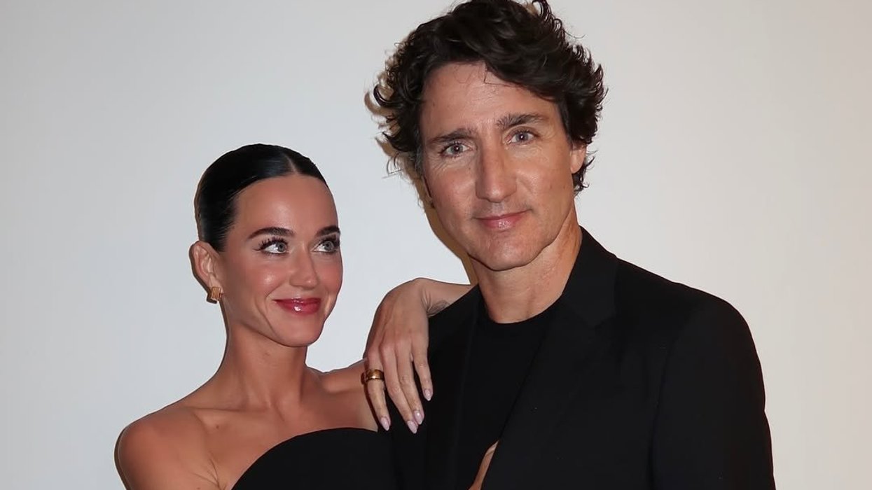 Justin Trudeau and Katy Perry.
