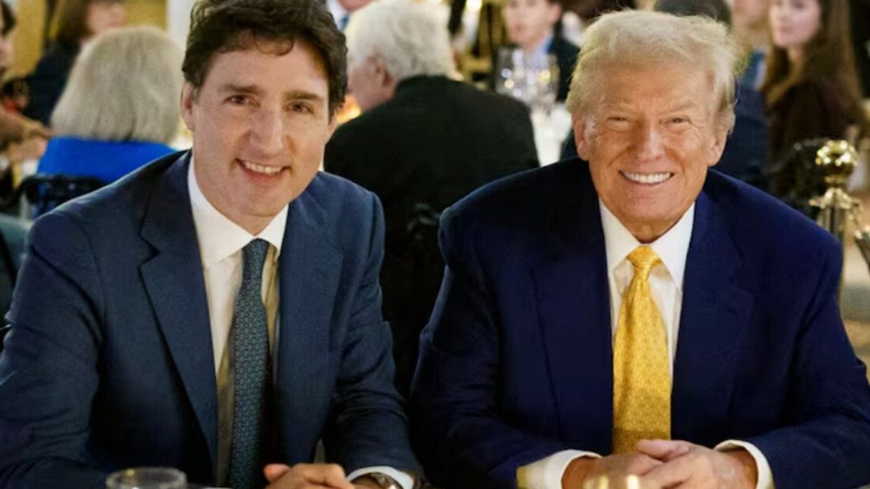 Justin Trudeau has dinner with Donald Trump after the 2024 U.S. election.