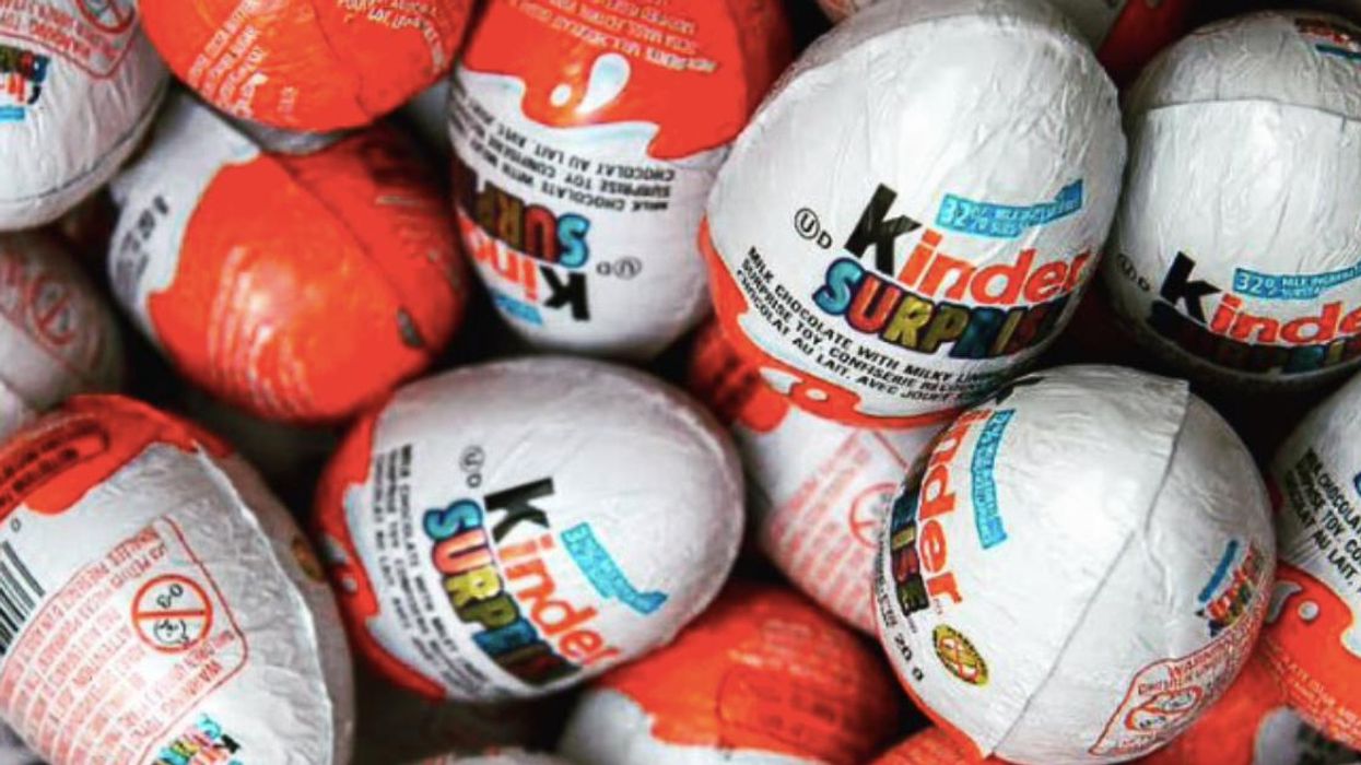 Kinder Surprise chocolates.