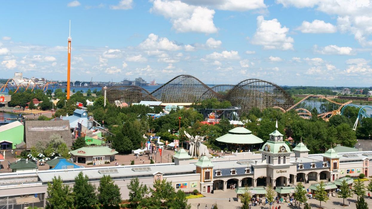 La Ronde amusement park on Montreal's Île Sainte-Hélène.