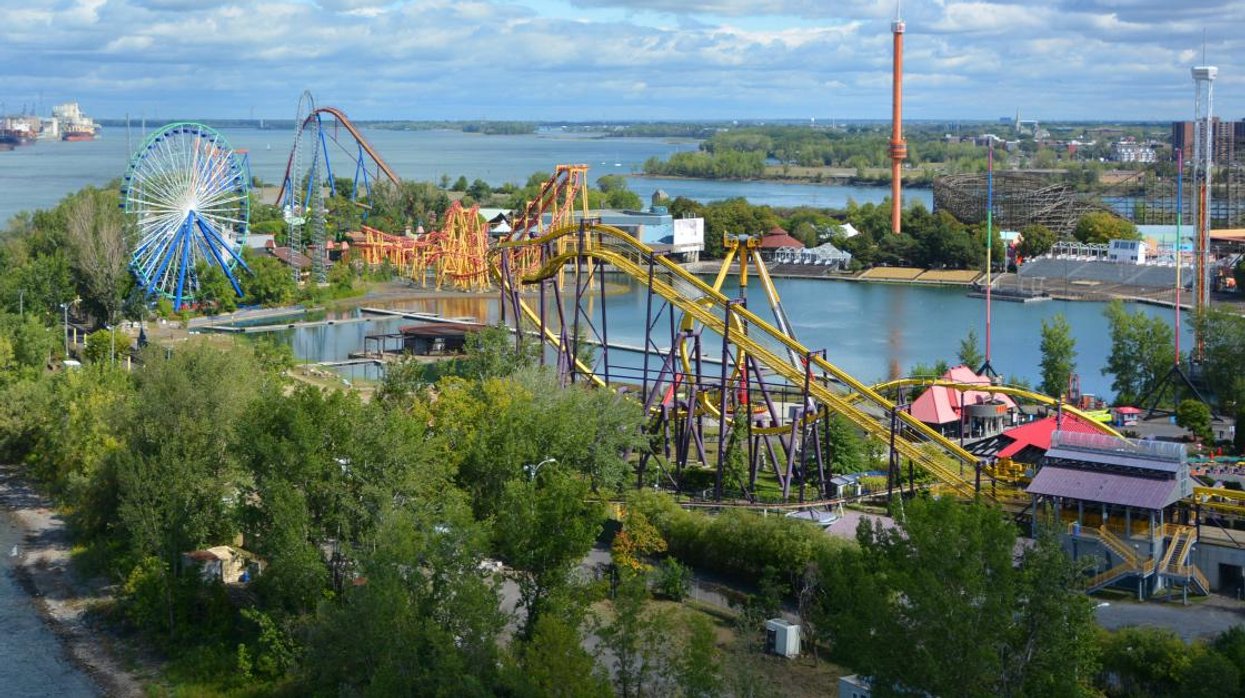 La Ronde Six Flags amusement park in Montreal.