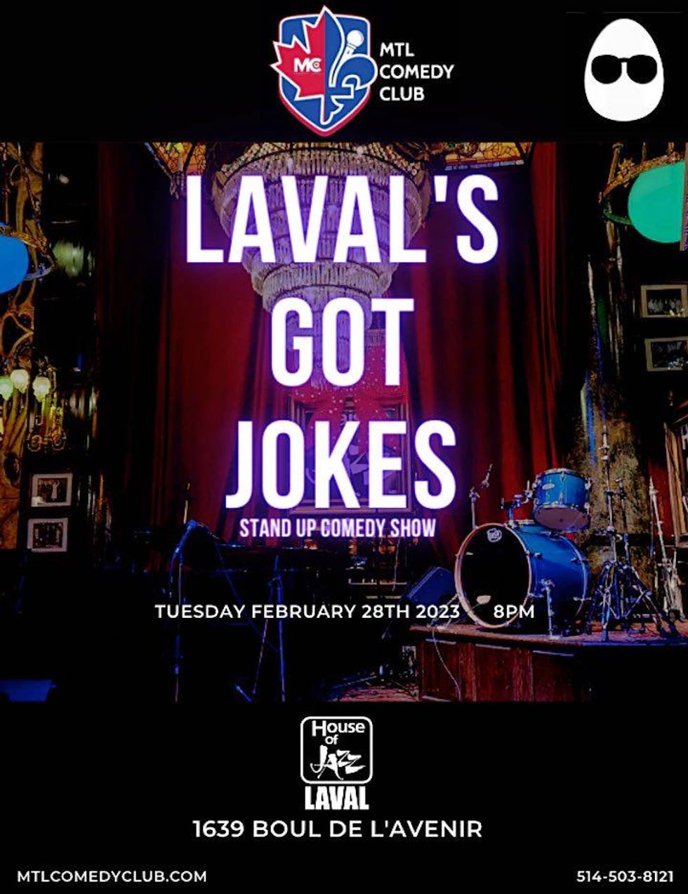 Laval's Got Jokes poster.