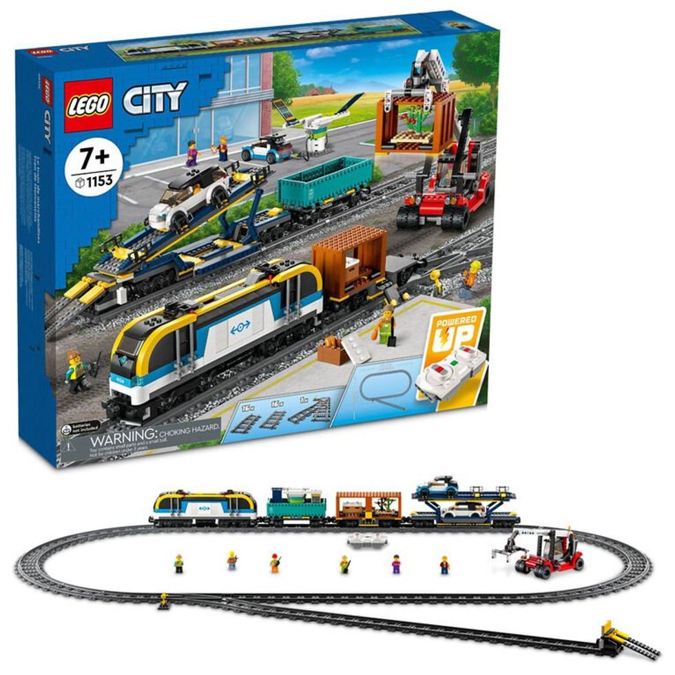 LEGO City Freight Train 60336 Building Kit (1,153 Pieces).