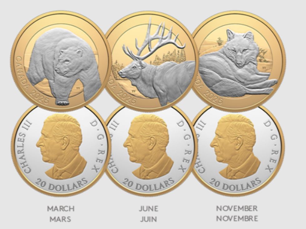 Limited-edition Canadian coins.