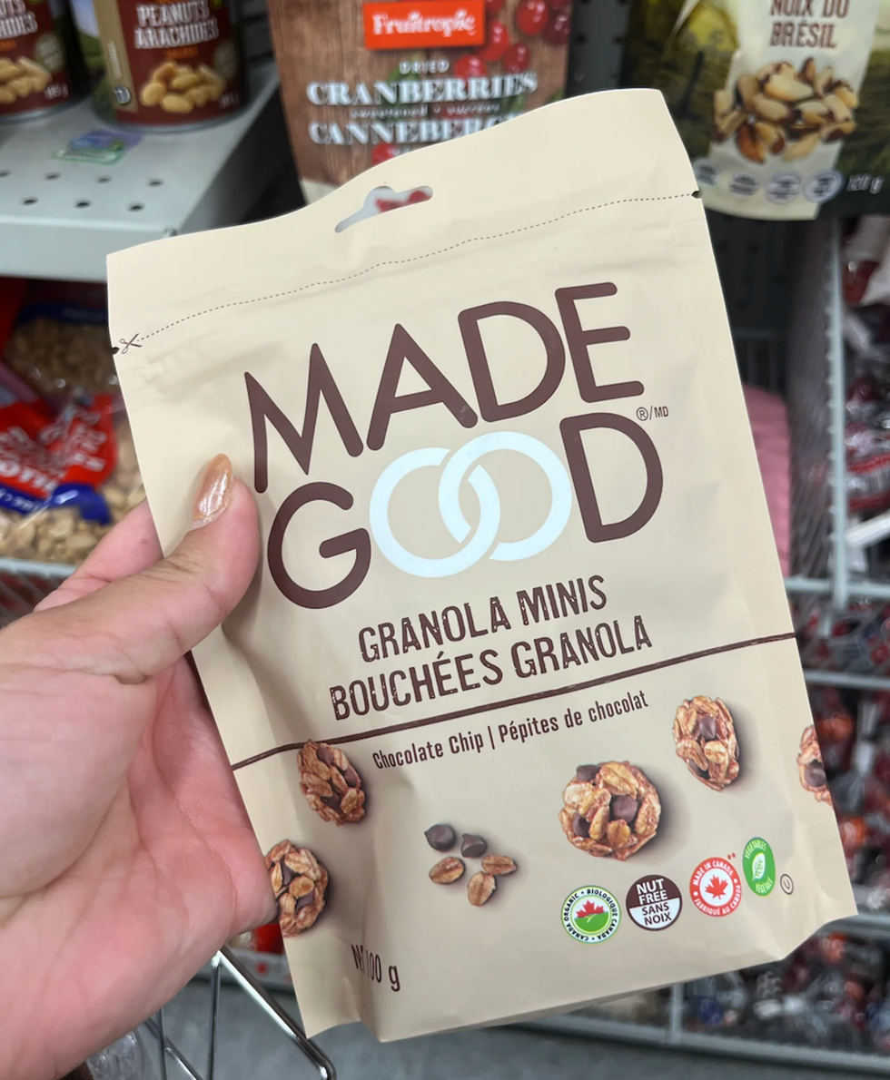 Made Good granola bites.