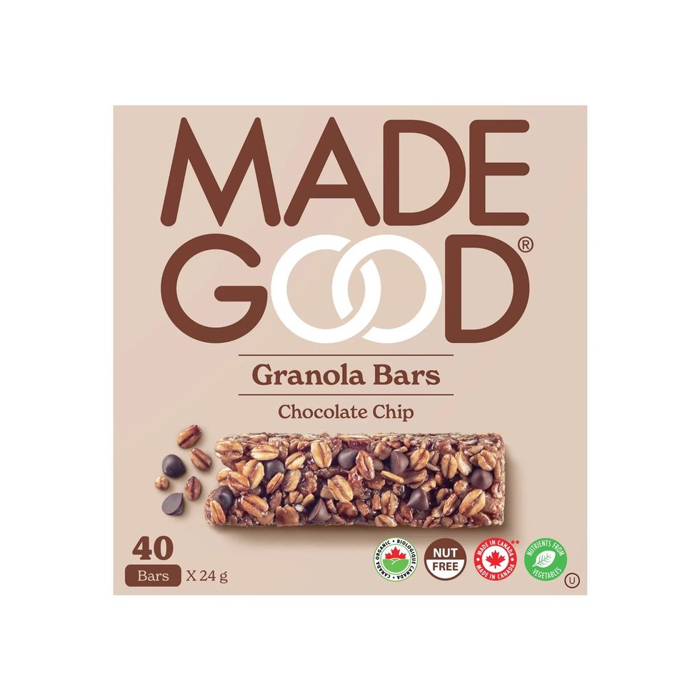 MadeGood Granola Bars Chocolate Chip.