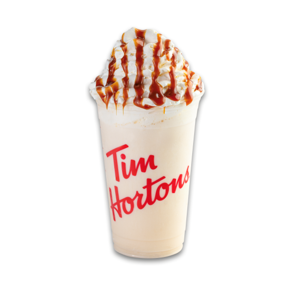 Maple peach Tims shake.