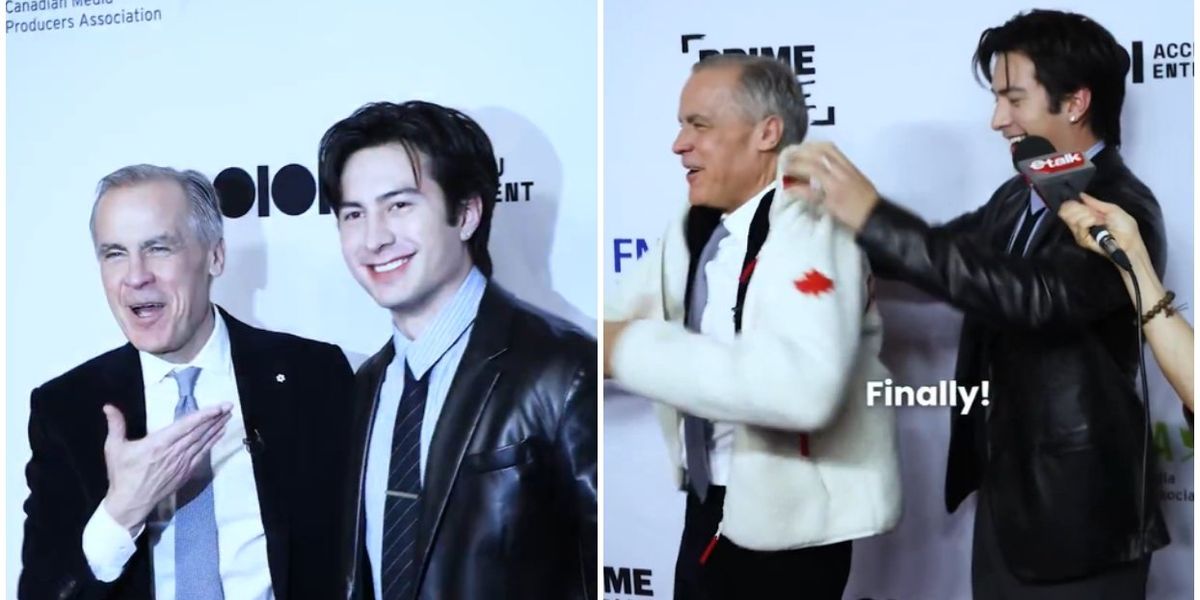 Mark Carney embraced his ‘Heated Rivalry’ fandom with a viral red carpet moment Mark Carney embraced his ‘Heated Rivalry’ fandom with a viral red carpet moment