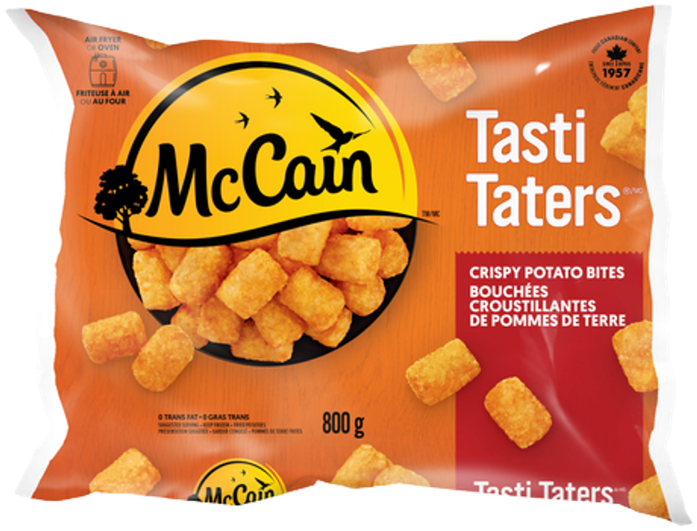 McCain Tasti Taters bag.