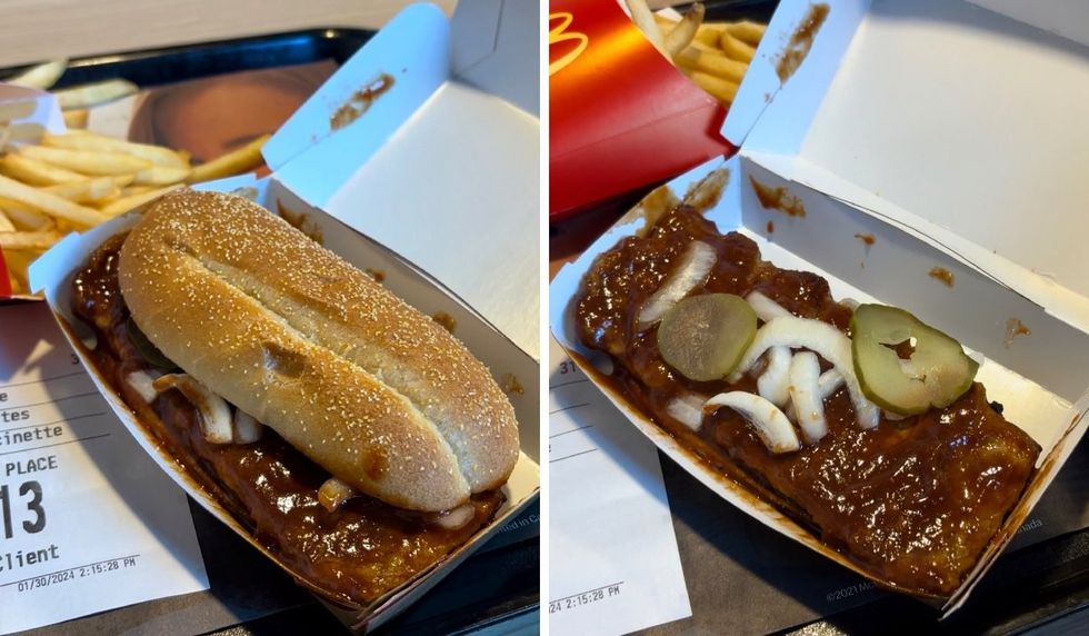 McDonald's McRib.