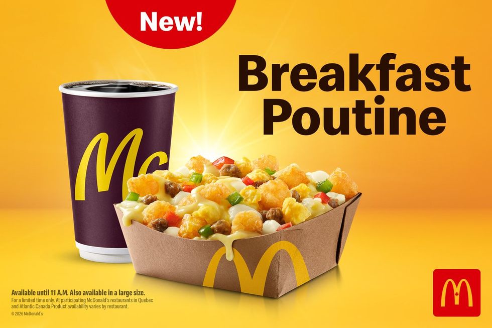 McDonald's new breakfast poutine.