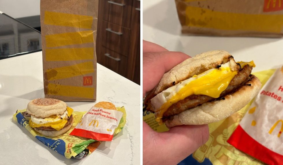 McDonald's Sausage McMuffin with Egg