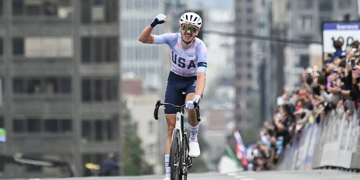 American Brandon McNulty claims men's road race world title in Montreal American Brandon McNulty claims men's road race world title in Montreal