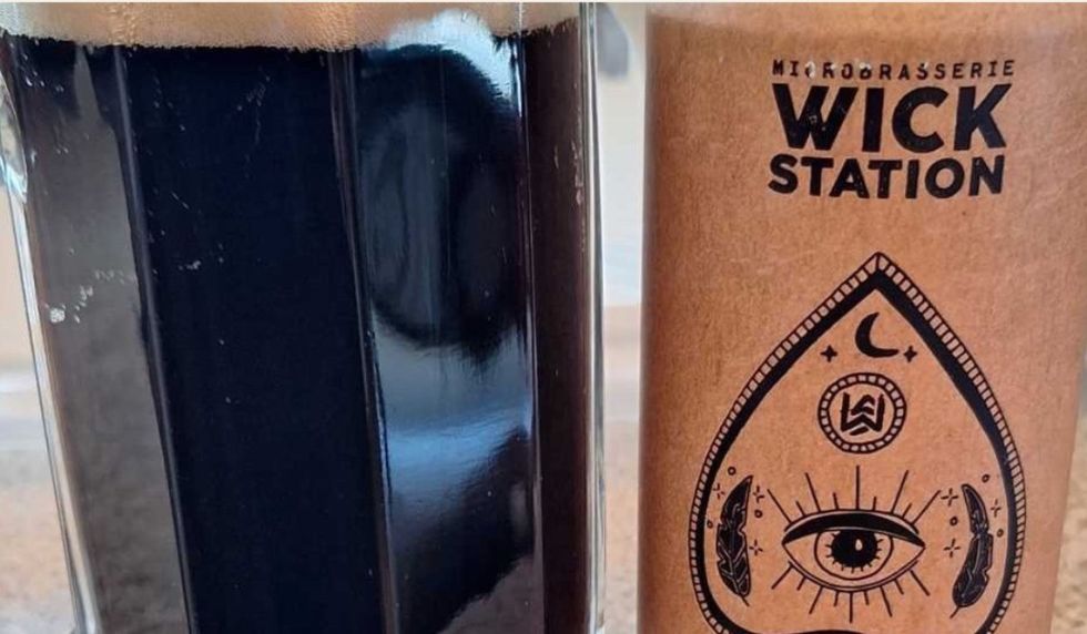 Microbrasserie Wick Station brand Fatima Dry Stout (beer)