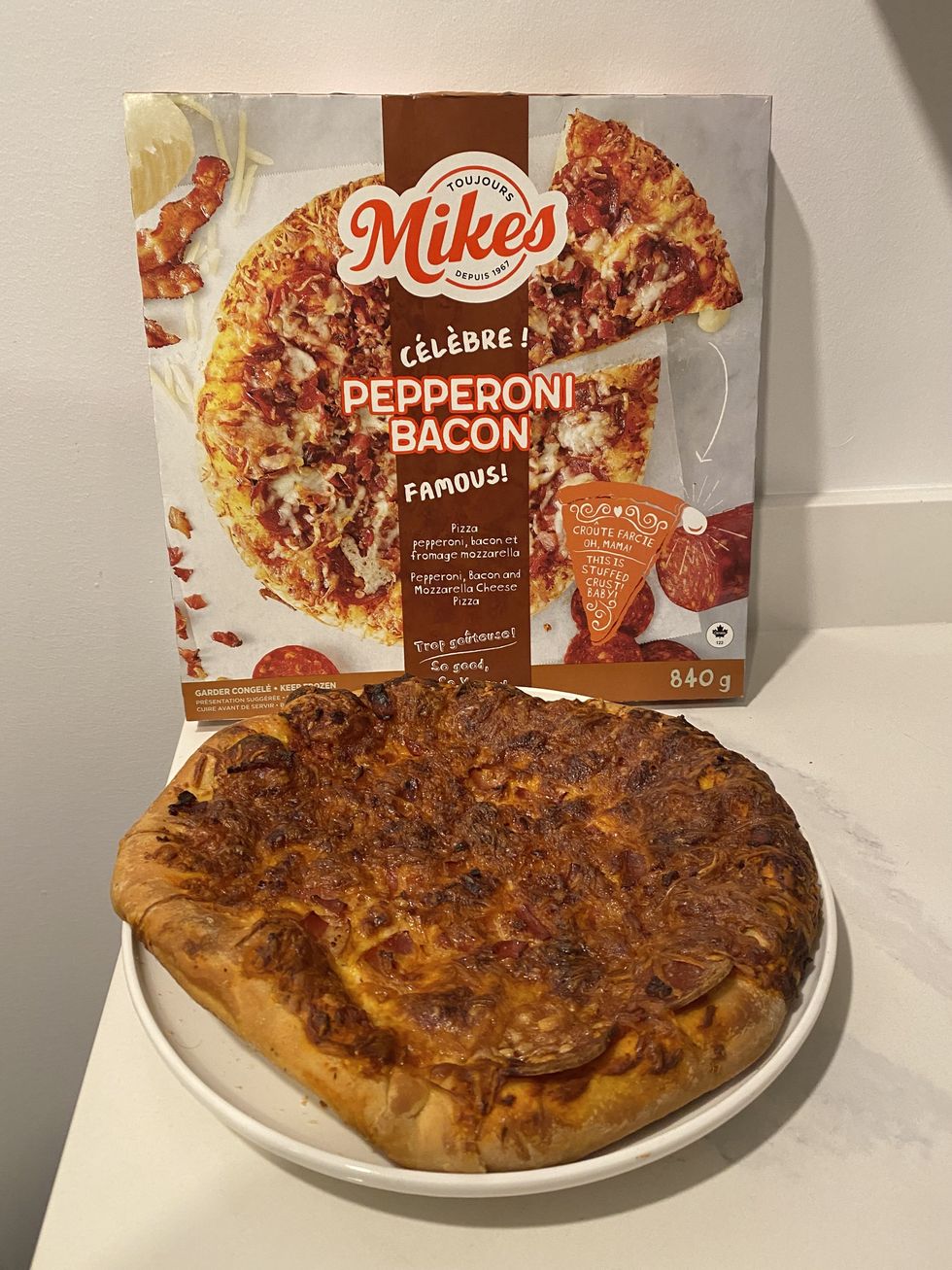 Mikes Pepperoni Bacon Pizza